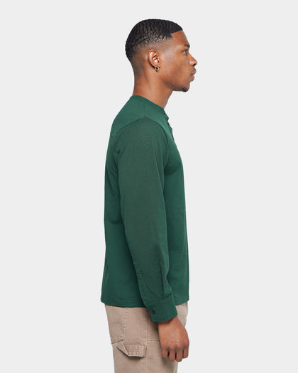XXIII Verte Button Up Forest Green