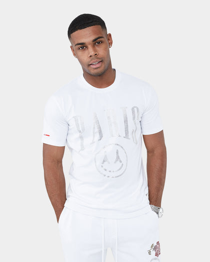 Carré Rhinestone Paris Classic Short Sleeve T-Shirt White