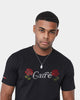 Carré Rhinestone Rose Classic Short Sleeve T-Shirt Black