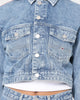 Tommy Jeans Women's Cropped Trucker Jacket Denim