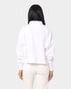 Tommy Jeans Women's Badge Polo Long Sleeve Shirt White