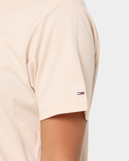 Tommy Jeans Women's Boxy Crop Tommy T-Shirt Smooth Stone