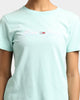 Tommy Jeans Women's Linear Logo T-Shirt Aqua