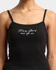 Tommy Jeans Women's Script Strap Singlet Black
