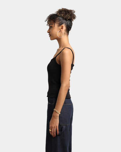 Tommy Jeans Women's Script Strap Singlet Black