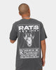 Rats Get Fat Guard Dog Vintage T-Shirt Black Dye