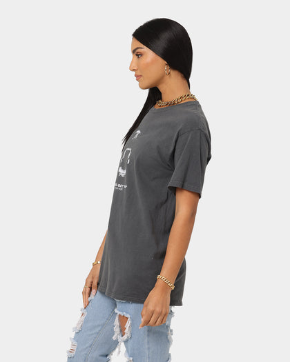 Rats Get Fat Guard Dog Vintage T-Shirt Black Dye