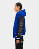 The Anti Order Corvus Leather Varsity Jacket Royal/Black/White