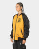 The Anti Order Corvus Quilted Bomber Jacket Mustard/Black/White