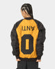 The Anti Order Corvus Quilted Bomber Jacket Mustard/Black/White