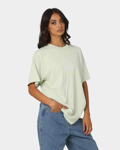 HUF X Pleasures Dyed Short Sleeve T-Shirt Green