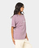 HUF X Pleasures Dyed Short Sleeve T-Shirt Purple