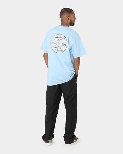 HUF X Pleasures Head Unit Short Sleeve T-Shirt Light Blue