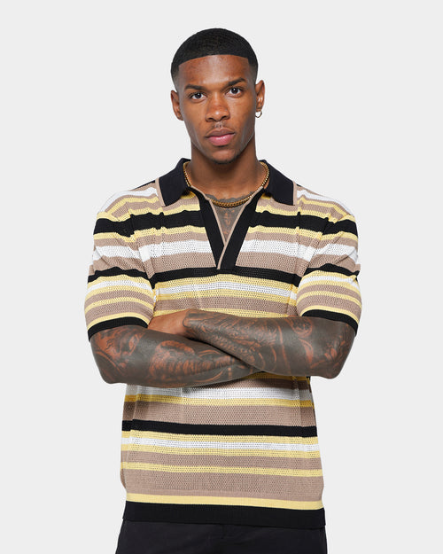 XXIII Ira Knit Polo Shirt Multi-coloured Stripe