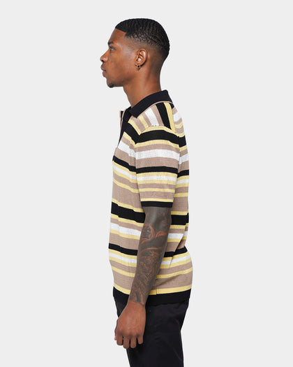 XXIII Ira Knit Polo Shirt Multi-coloured Stripe