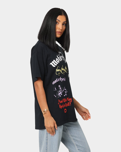 Obey Motorhead Test Print T-Shirt Off Black