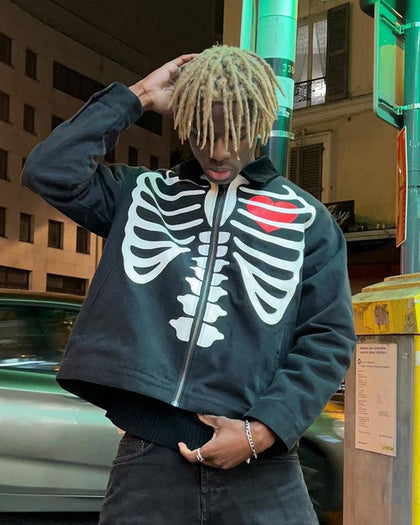 Loiter Ribcage Work Jacket Black Culture Kings US