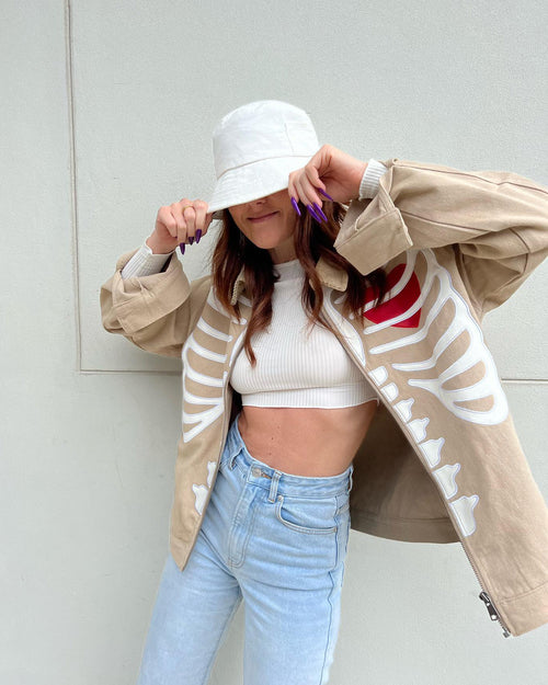 Loiter Ribcage Work Jacket Tan