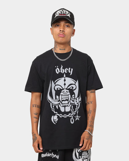 Obey Motorhead Warpig T-Shirt Black