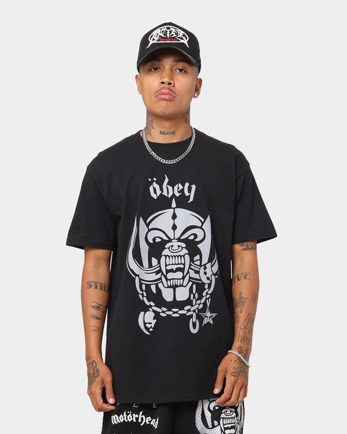 Obey Motorhead Warpig T-Shirt Black