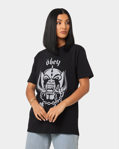 Obey Motorhead Warpig T-Shirt Black