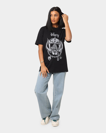 Obey Motorhead Warpig T-Shirt Black