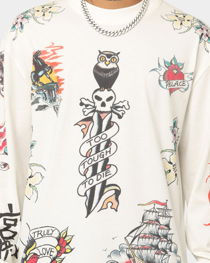 Palace Inky Long Sleeve T-Shirt White