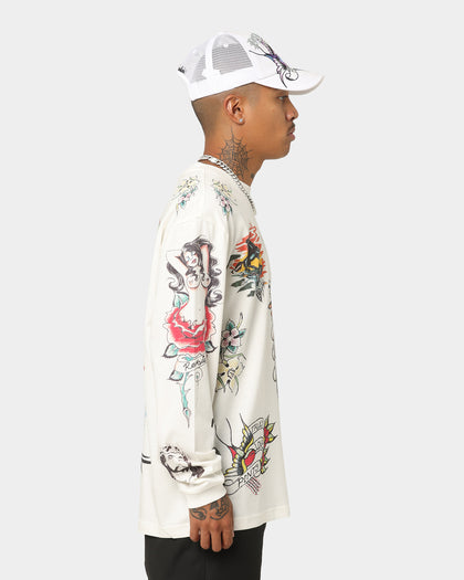 Palace Inky Long Sleeve T-Shirt White