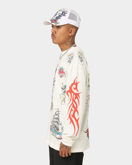 Palace Inky Long Sleeve T-Shirt White