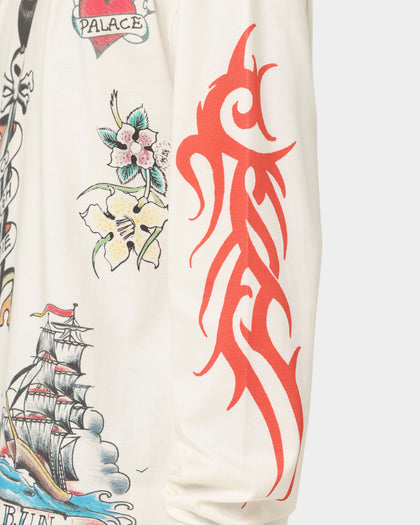 Palace Inky Long Sleeve T-Shirt White