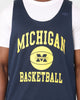 National Collegiate Athletic Association Michigan Basketball Jersey Pageant Navy
