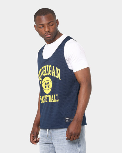 National Collegiate Athletic Association Michigan Basketball Jersey Pageant Navy
