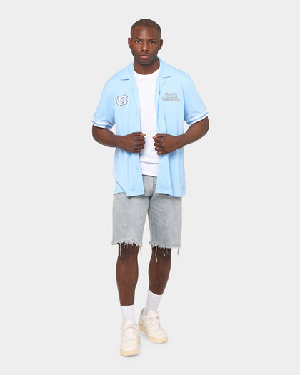 National Collegiate Athletic Association UNC Button Up Shirt Carolina Blue