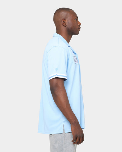 National Collegiate Athletic Association UNC Button Up Shirt Carolina Blue
