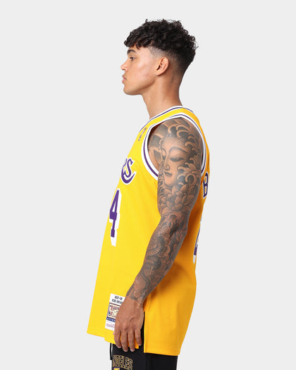 Mitchell & Ness Los Angeles Lakers Kobe Bryant #24 '07-'08 Authentic Jersey Yellow