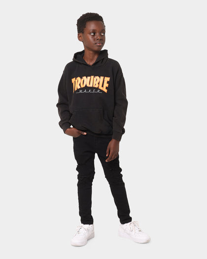 Shortie Kid's Trouble Hoodie Black