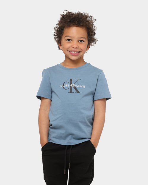 Calvin Klein Kids' Monogram Logo T-Shirt Misty Sky