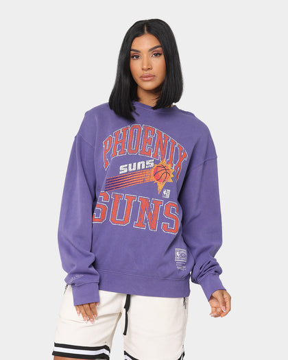 Mitchell & Ness Women's Phoenix Suns Vintage Ivy Arch Crewneck Faded Purple