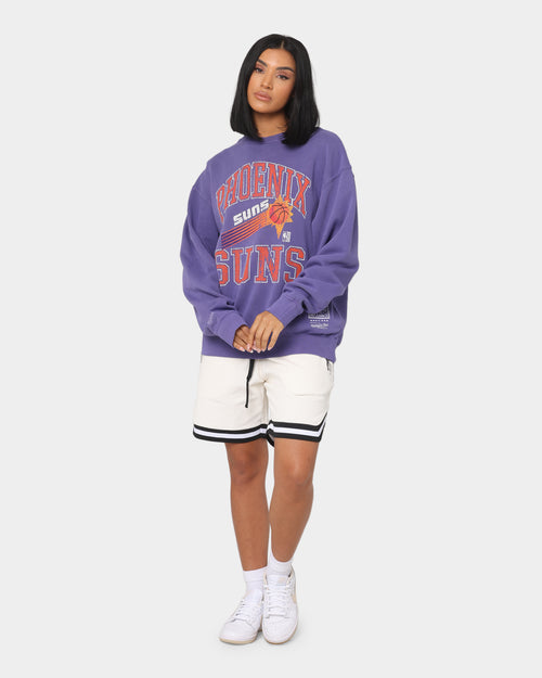 Mitchell & Ness Women's Phoenix Suns Vintage Ivy Arch Crewneck Faded Purple