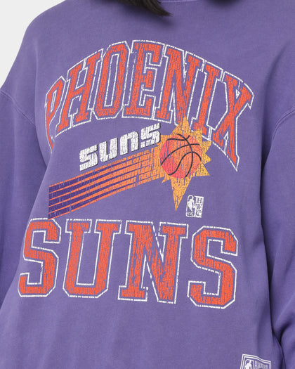 Mitchell & Ness Women's Phoenix Suns Vintage Ivy Arch Crewneck Faded Purple