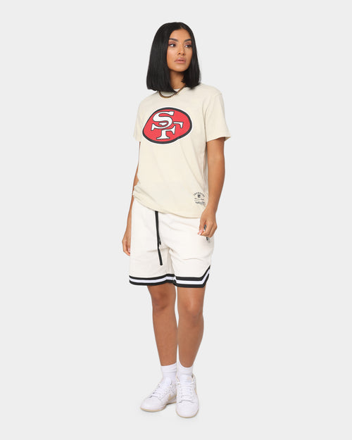 Mitchell & Ness San Francisco 49ers Vintage NFL Big Logo T-Shirt Khaki