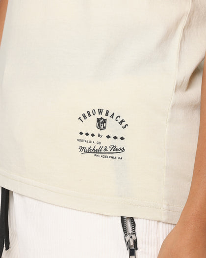 Mitchell & Ness San Francisco 49ers Vintage NFL Big Logo T-Shirt Khaki