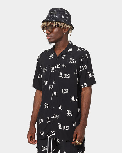 Last Kings Fragment Button Up Shirt Black