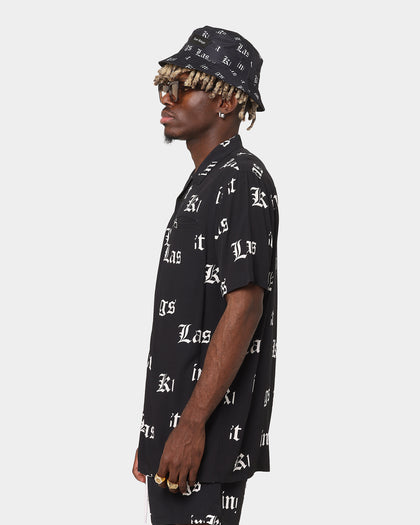 Last Kings Fragment Button Up Shirt Black