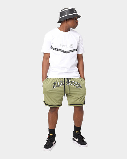 Last Kings Tut Taped Rhinestone Short Sleeve T-Shirt White