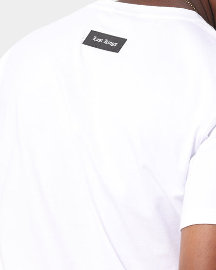 Last Kings Tut Taped Rhinestone Short Sleeve T-Shirt White