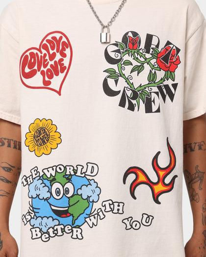 Goat Crew Thank You Vintage T-Shirt Off White