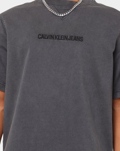 Calvin Klein Institute Embroidery T-Shirt Black