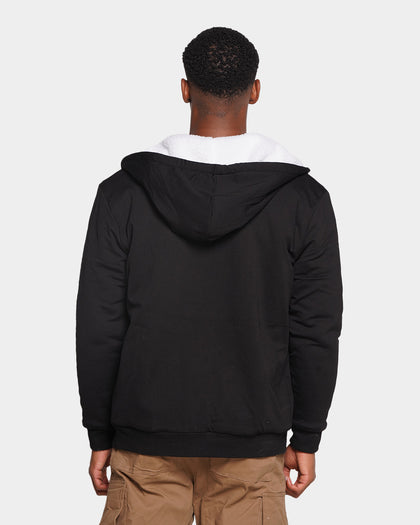 XXIII Agustin Sherpa Lined Hoodie Black