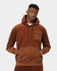XXIII Matias Cord Hoodie Brown